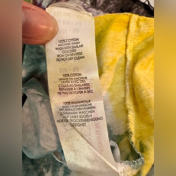 Tie Dye Print Mini T-Shirt Dress - Picture 12 of 12